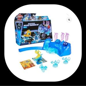 Bakugan Deluxe Training Playset with Special Attack Mantid, Dragonoid, and Octog